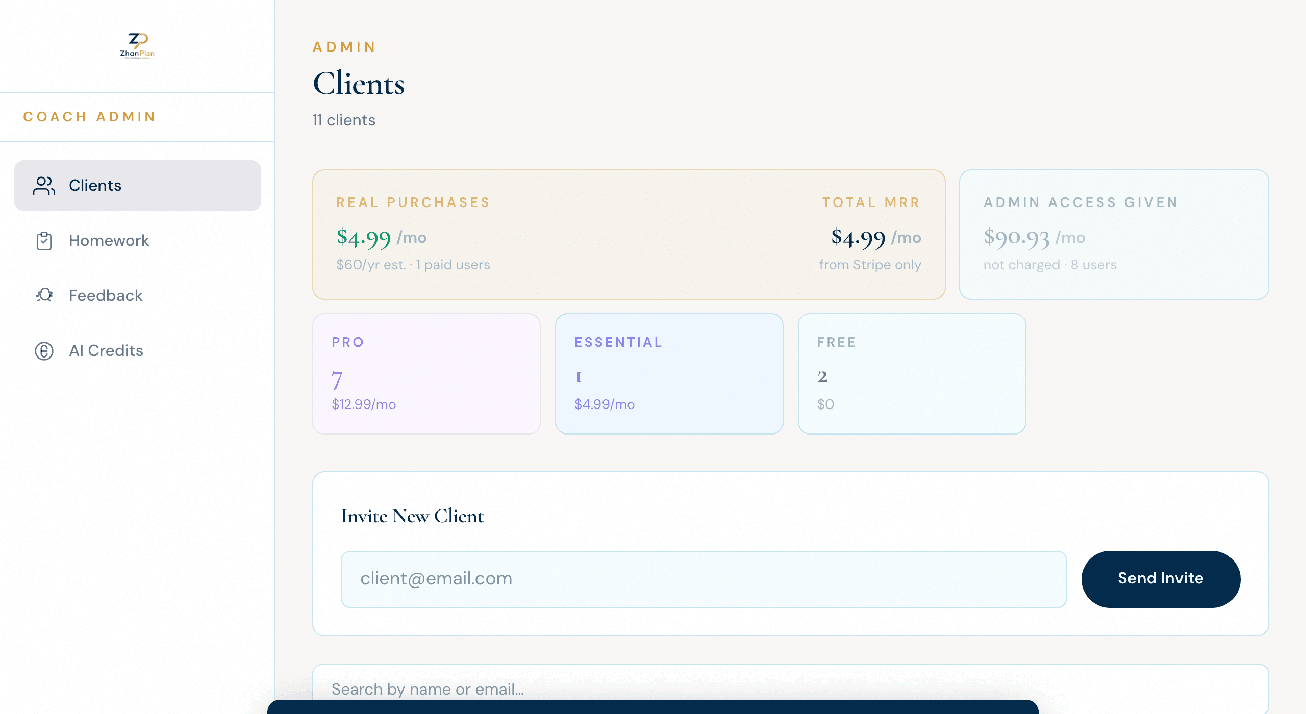 ZhanPlan How to Use the Debt Payoff Tracker in ZhanPlan dashboard screenshot